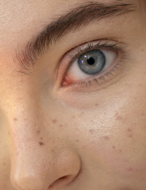 Close-Up Portrait Of Woman Eye